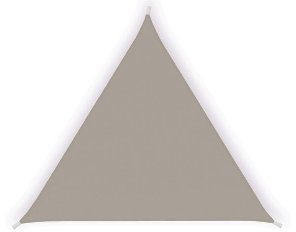 Tenda a Vela Ombreggiante Triangolare 3,6x3,6x3,6m in Poliestere Tortora