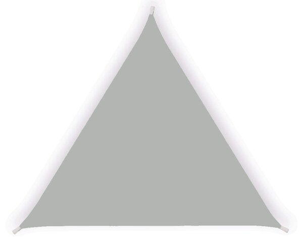 Tenda a Vela Ombreggiante Triangolare 3,6x3,6x3,6m in Poliestere Grigio Cenere