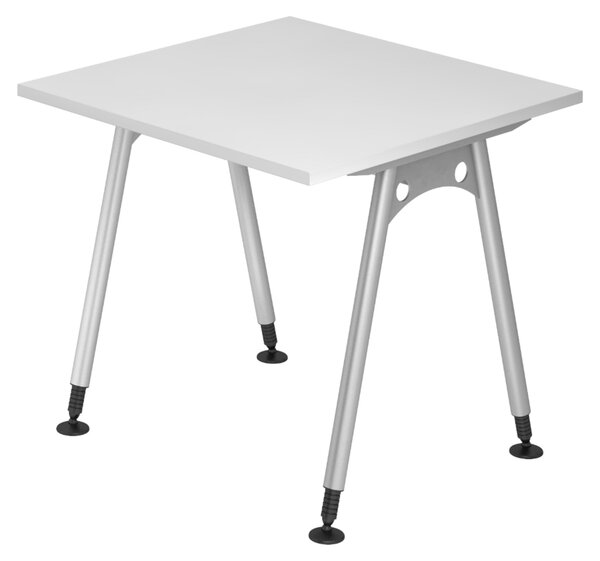 Bümö Scrivania Serie A - Decorazione: bianco, dimensioni: 80 x 80 cm