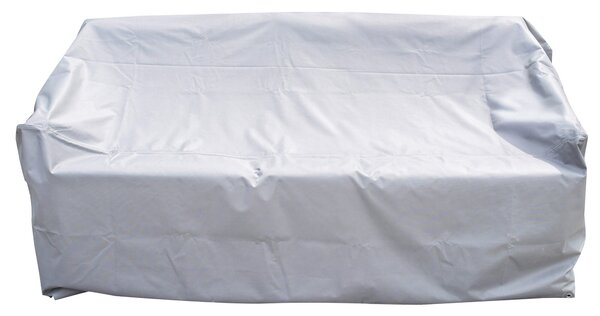 Telo Copertura per Divano 2 Posti da Giardino 160x80x60 cm in Poliestere Grigio