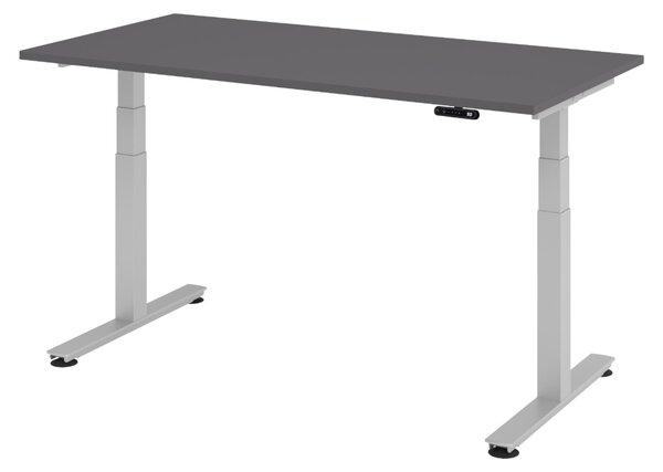 Scrivania elettrica bümö XDSM - Struttura: argento, dimensioni: 160 x 80 cm, decorazione: grafite