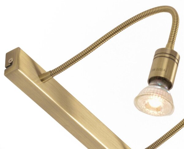Applique classico illuminando frida ap2 gu10 led metallo orientabile - Illuminando