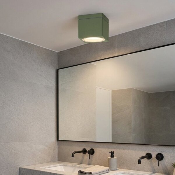 Plafoniera interno promoingross gix q9 gx53 led ip65 alluminio vetro - Promoingross