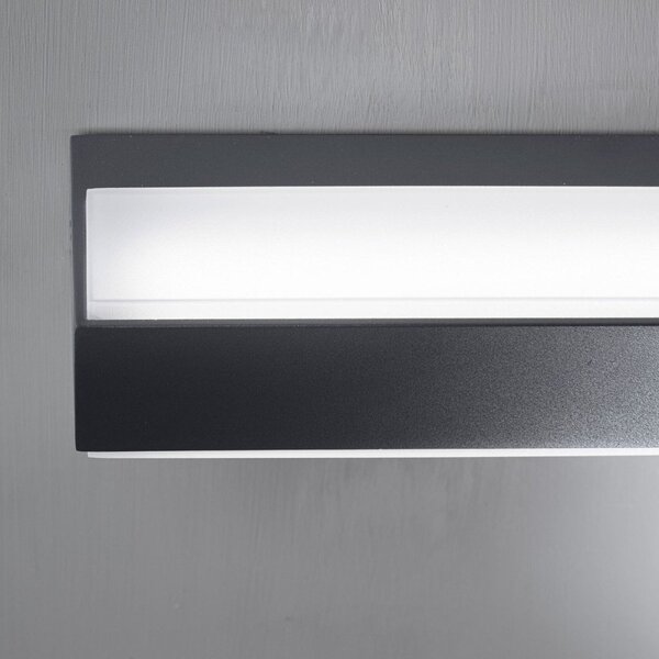 Applique led promoingross view a22 cct ip65 biemissione metallo metacrilato - Promoingross