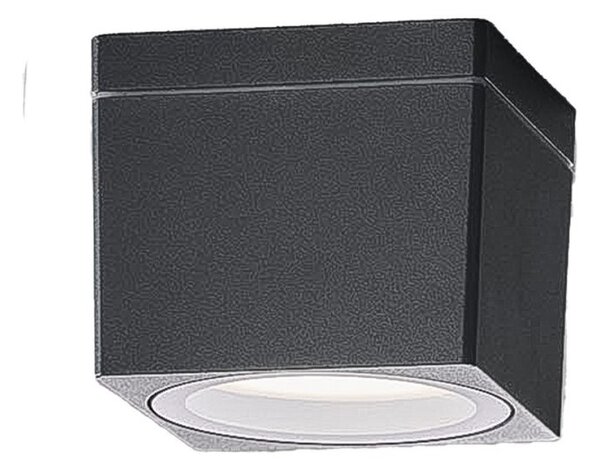 Plafoniera esterno promoingross gix q9 gx53 led ip65 alluminio vetro - Promoingross