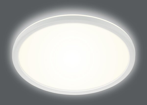 Plafoniera a LED BLULAXA, 18 W, 3000 K, 2200 lm, bianco caldo, IP20, bianca