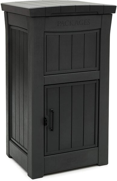 Mobile Raccolta Pacchi da Esterno 53,6x112x62 cm in Resina Keter Parcel Drop Box Antracite