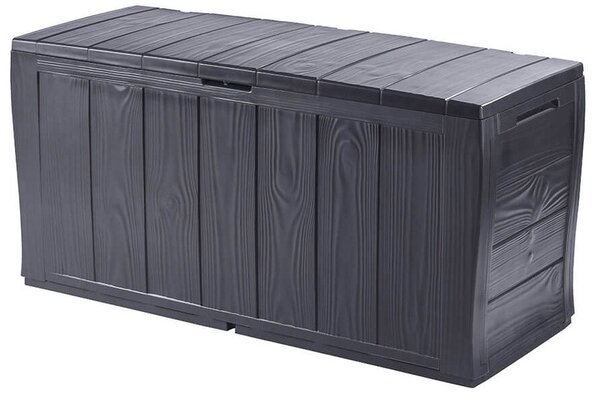 Baule Cassapanca da Esterno 117x58x45 cm in Resina Keter Sherwood Antracite