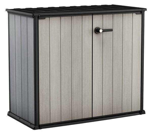 Armadio Porta Attrezzi da Giardino 139,5x120x77 cm in Resina Keter Patio Store Grigio