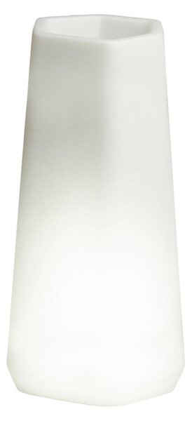 Vaso Luminoso da Giardino a LED 49x40x95 cm in Resina 5W Magnolia Bianco Caldo