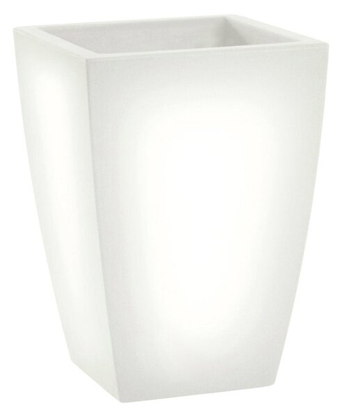 Vaso Luminoso da Giardino a LED 40x40x57 cm in Resina 5W Jasmine Bianco Caldo