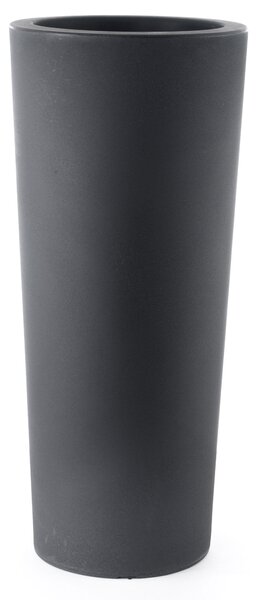 Vaso Ø55x145 cm in Polietilene Schio Cono 145 Antracite