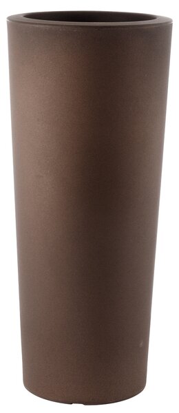 Vaso Ø55x145 cm in Polietilene Schio Cono 145 Bronzo