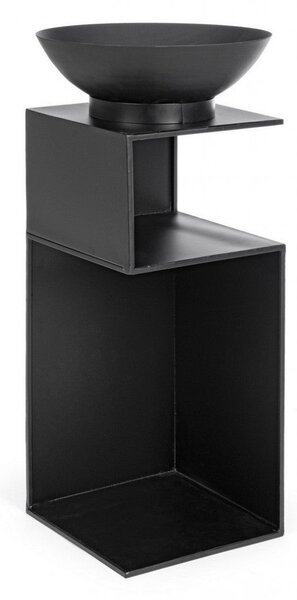 Braciere con Portalegna Efesto J19 38x38 in Acciaio