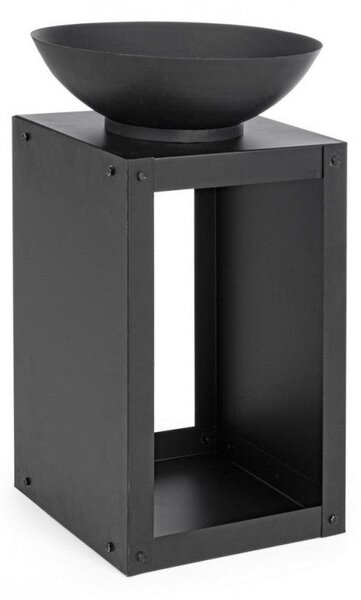 Braciere con Portalegna Efesto 38x38 in Acciaio