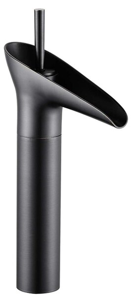 Miscelatore per lavabo - Monocomando - Nero - Modello alto
