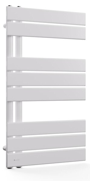 Radiatore da bagno da 320W, in acciaio, da montare a parete, dimensioni 45x80 cm, colore bianco