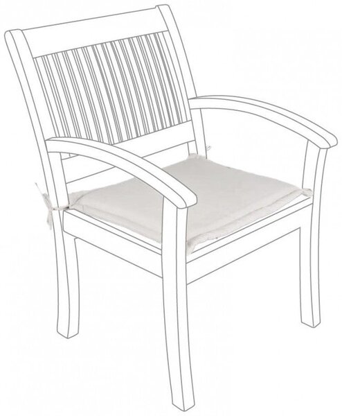 Cuscino Poly180 Naturale per Poltrona in Tessuto per Esterno