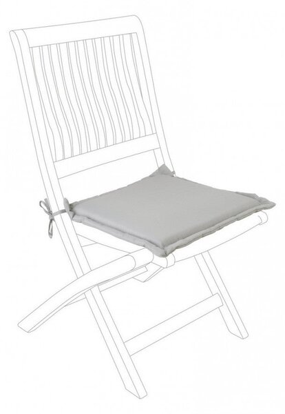 Cuscino Poly180 Tortora Seduta Quadrata in Tessuto per Esterno