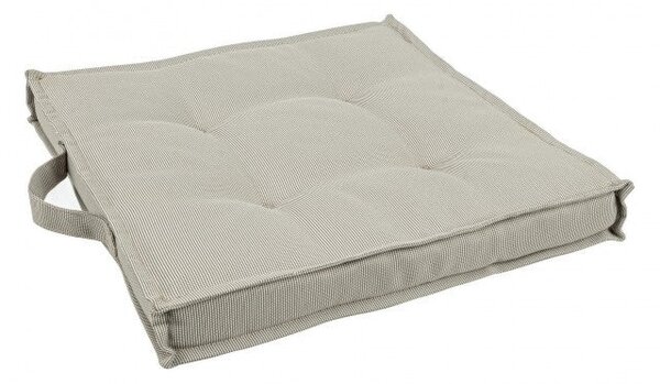 Cuscino Quadrato Poly230 Beige in Tessuto per Esterno