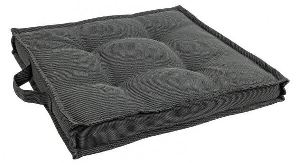 Cuscino Quadrato Poly230 Carbon in Tessuto per Esterno