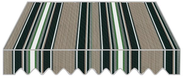 Tenda da Sole a Caduta 2x2,5m Tessuto in Poliestere Disegno P6002