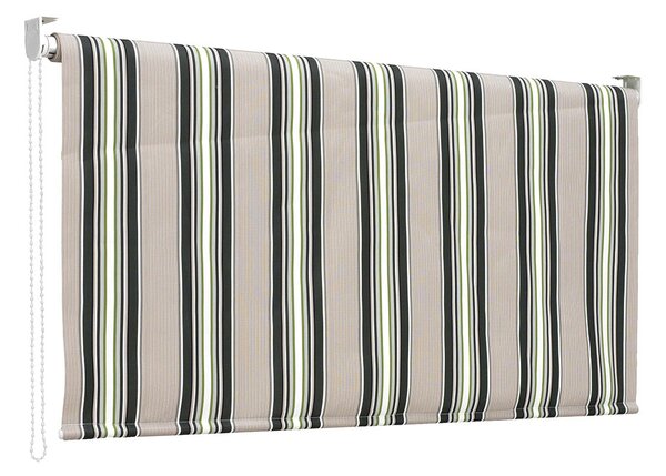 Tenda da Sole a Caduta 250x150 cm Tessuto in Poliestere Riga Verde