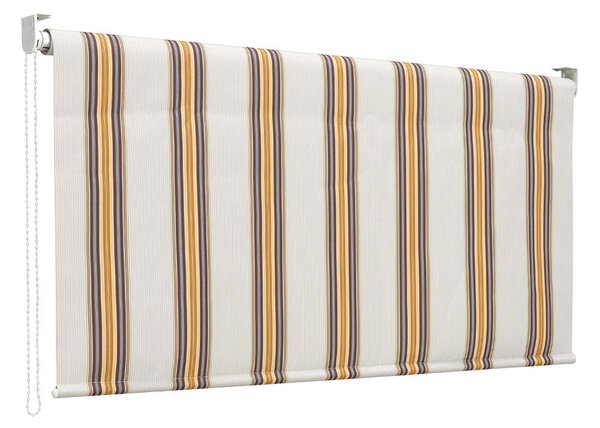Tenda da Sole a Caduta 250x150 cm Tessuto in Poliestere Riga Beige