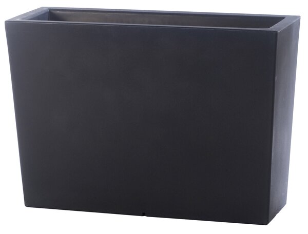 Vaso 100x36x70cm in Resina Tulli Schio Cassa Alta Essential 100 Antracite