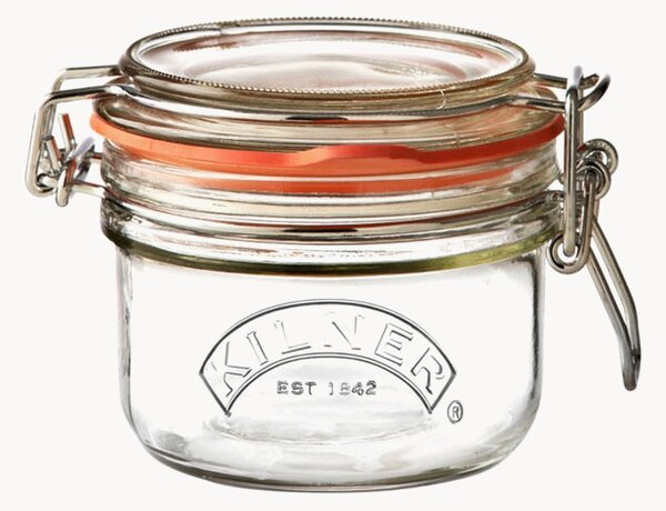 Set di 6 barattoli in vetro con coperchio a clip Kilner