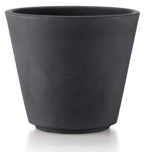 Vaso Ø33x28cm in Resina Tulli Ribeira Essential 35 Antracite