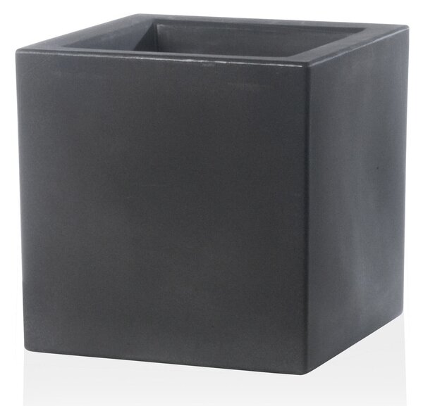 Vaso 30x30x30cm in Resina Tulli Schio Cubo Essential 30 Antracite