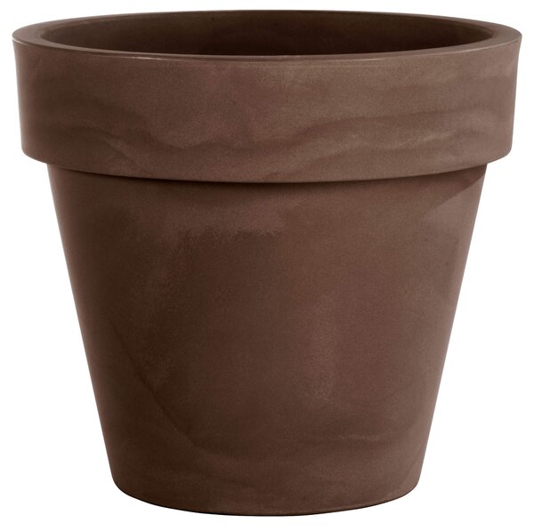 Vaso Ø40x35 cm in Polietilene Tulli Vaso Standard One Essential 40 Bronzo