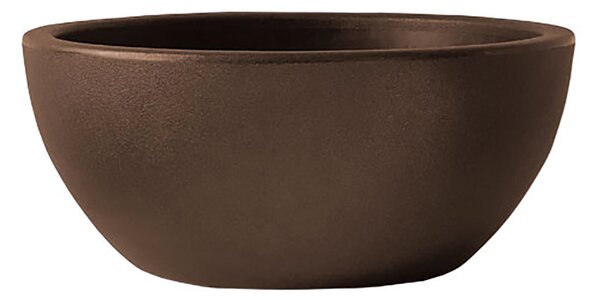Vaso Ø40x17,5 cm in Polietilene Era 40 Bronzo