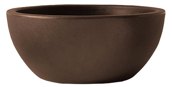Vaso Ø40x17,5 cm in Polietilene Era 40 Bronzo