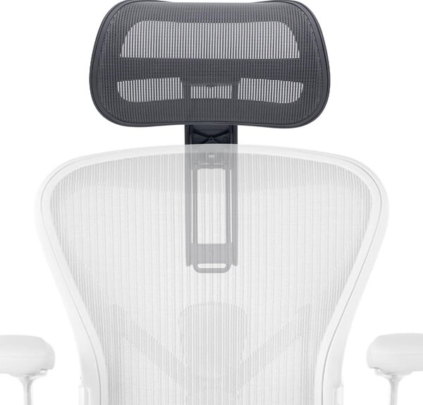 Poggiatesta per sedia da ufficio Herman Miller Aeron, regolabile, grigio