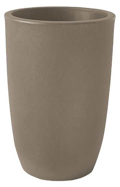 Vaso Ø30x45 cm in Polietilene Meti 30 Cappuccino