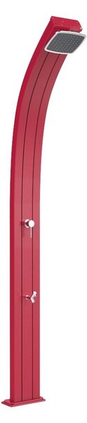 Doccia Solare da Esterno Giardino 30L Miscelatore e Lavapiedi Arkema Spring Cherry