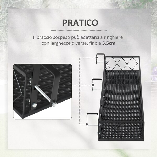 Kit Catena Metallica 450 Cm Con Ganci Per Appendere - 2mm Di Spessore, Portata 15kg - Per Fioriere, Gabbie Uccelli, Lanterne - 3