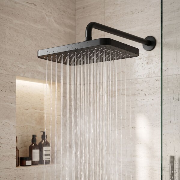 Soffione doccia rettangolare REA JS-032 Black