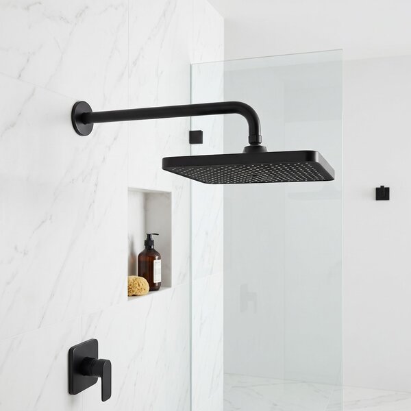 Soffione doccia rettangolare REA JS-032 Black