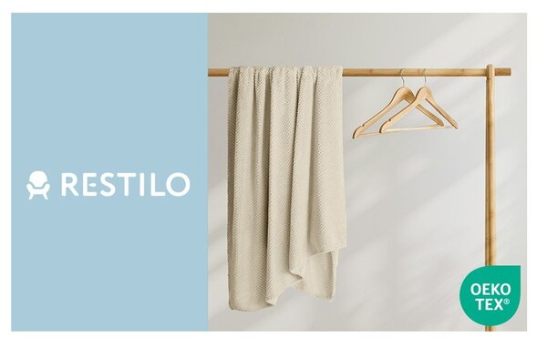 Coperta in microfibra beige, 170 x 210 cm Henry - DecoKing