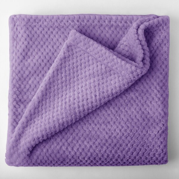 Coperta in microfibra viola, 150 x 200 cm Henry - DecoKing