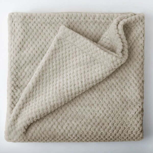 Coperta in microfibra marrone chiaro, 150 x 200 cm Henry - DecoKing