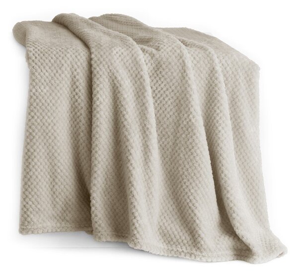 Coperta in microfibra marrone chiaro, 150 x 200 cm Henry - DecoKing