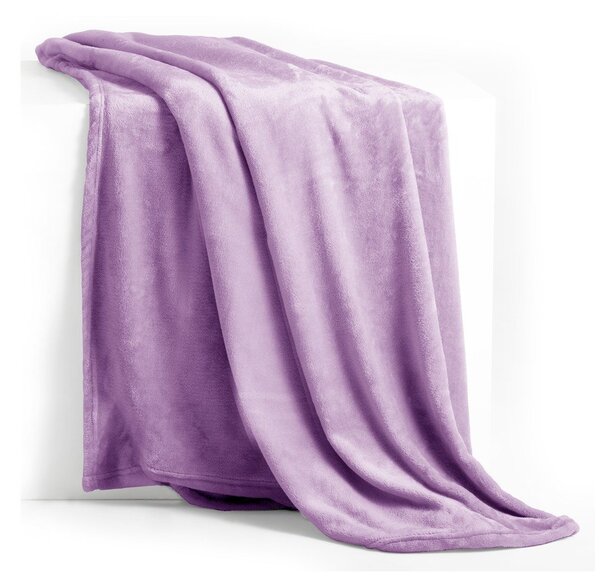Coperta in microfibra viola, 160 x 210 cm Mic - DecoKing