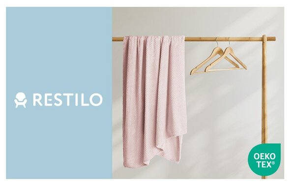 Coperta in microfibra rosa cipria , 170 x 210 cm Henry - DecoKing