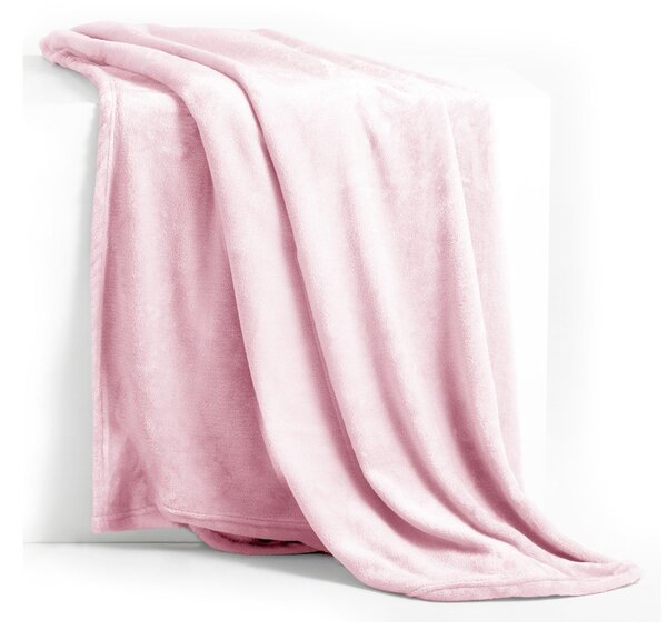 Coperta in microfibra rosa chiaro Decoking , 150 x 200 cm Mic - DecoKing