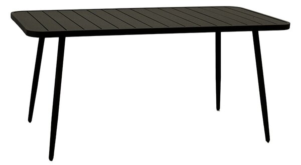 Tavolo da Giardino in Alluminio Rettangolare 80x160x76cm Las Vegas Antracite