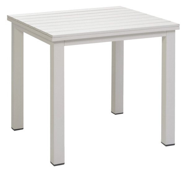 Tavolo da Giardino in Polywood 90x90H77cm Adila Bianco